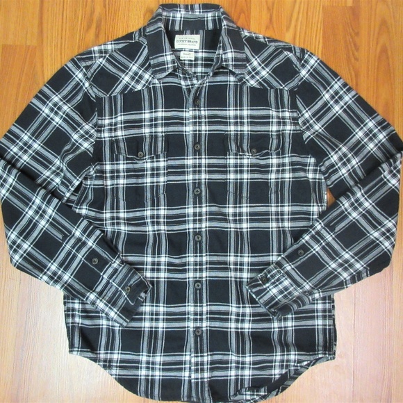 Lucky Brand Other - LUCKY BRAND REGULAR FIT Mens 100% COTTON FLANNEL Lucky Brand Other - LUCKY BRAND REGULAR FIT Mens 100% COTTON FLANNEL